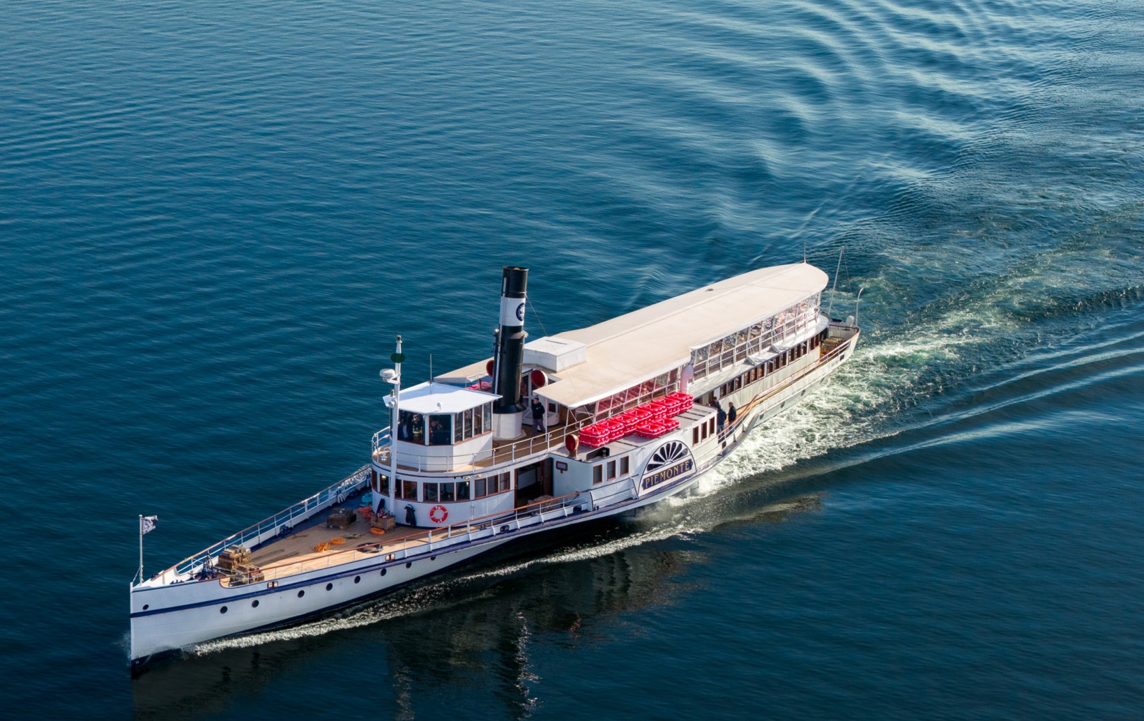 Piroscafo Piemonte in navigazione