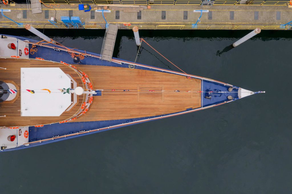 Piemonte steamship deck