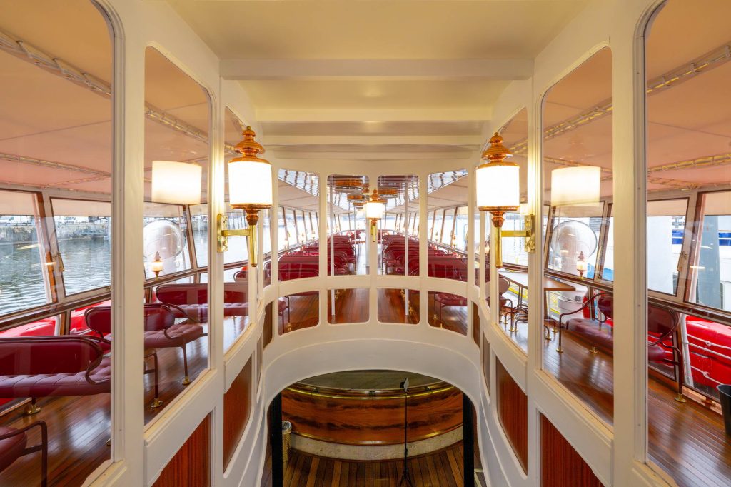 Piemonte steamship upper deck