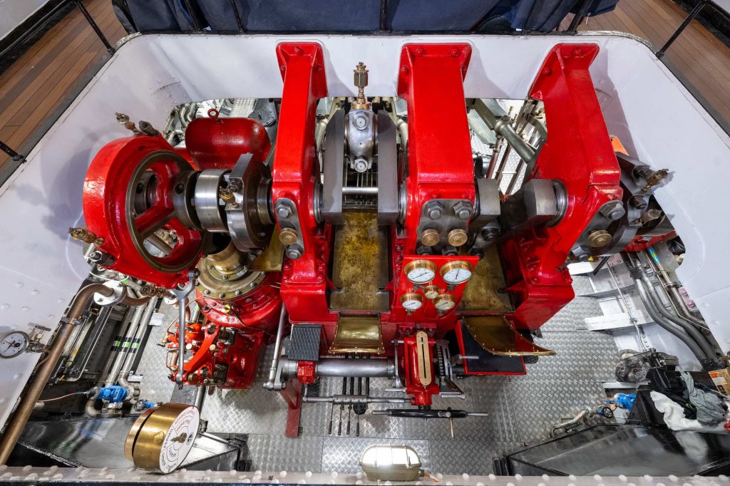 Piemonte steamship engine room