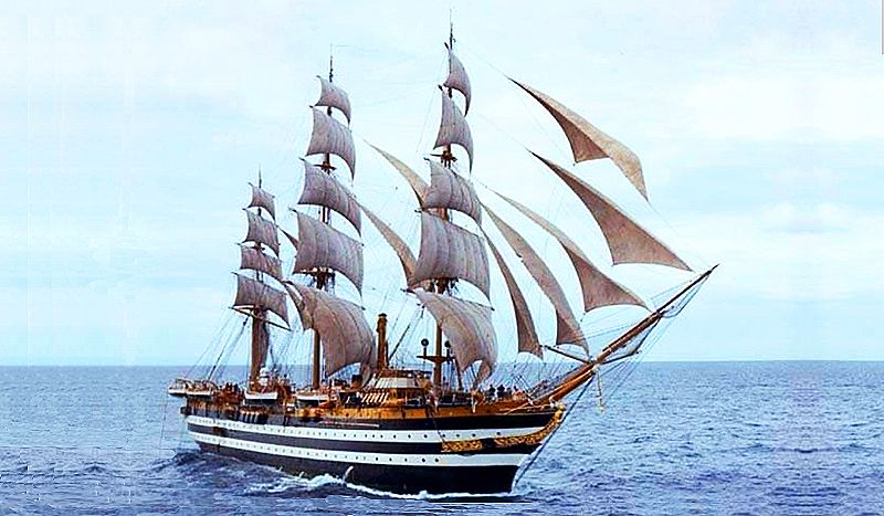 Nave Vespucci navigazione